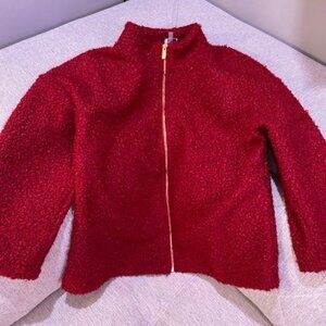 Anne Klein faux fur or Sherpa Jacket